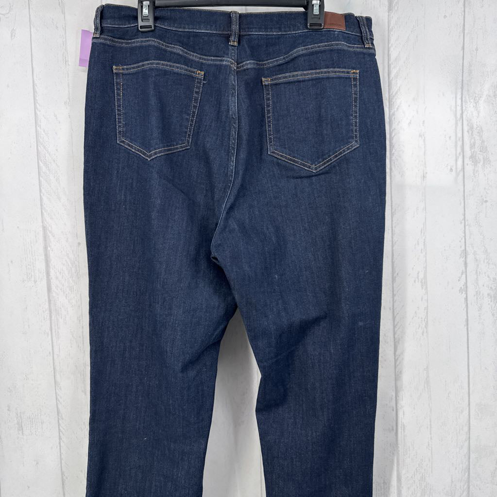 18 hi-rise straight leg jean