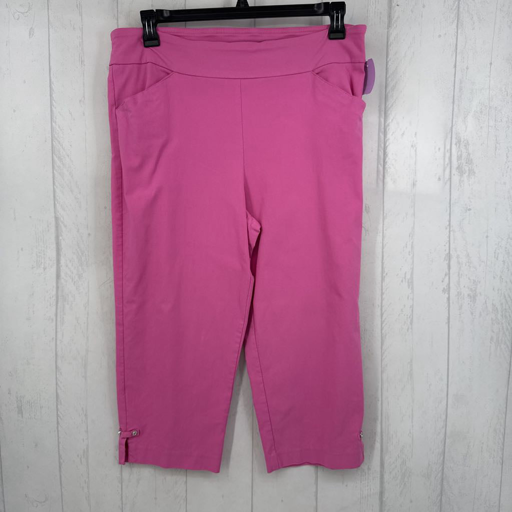 16 pull-on stretch twill capris