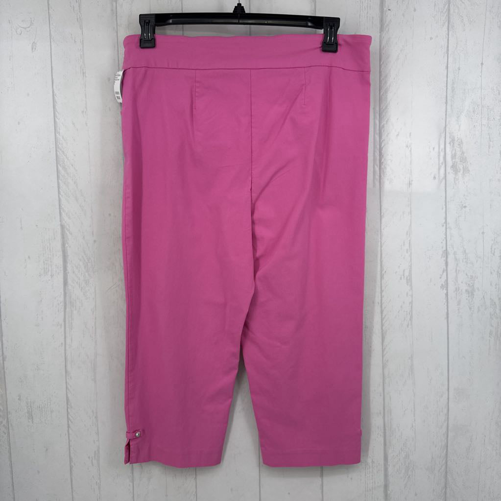 16 pull-on stretch twill capris