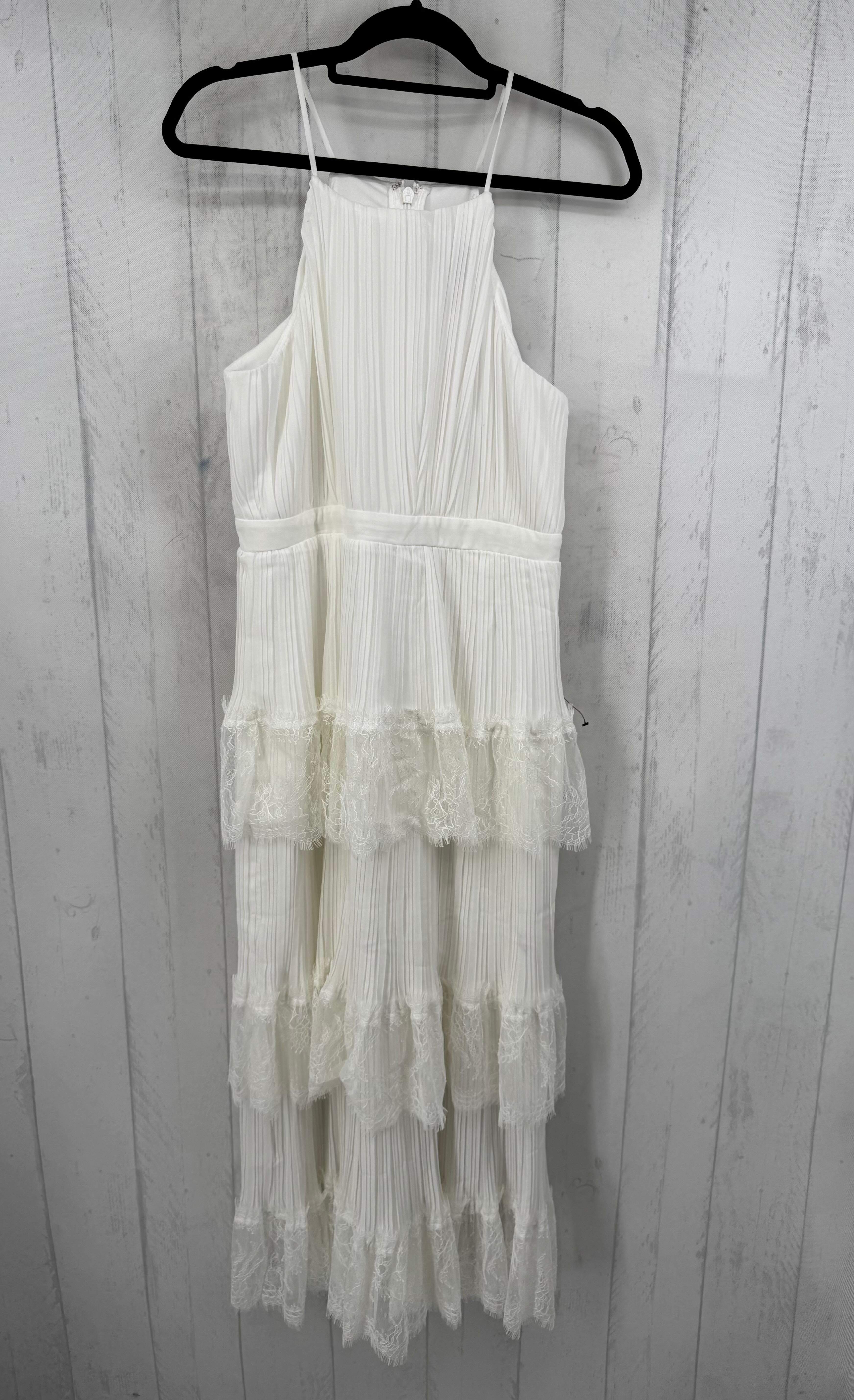 L pleated tiered slvls dress