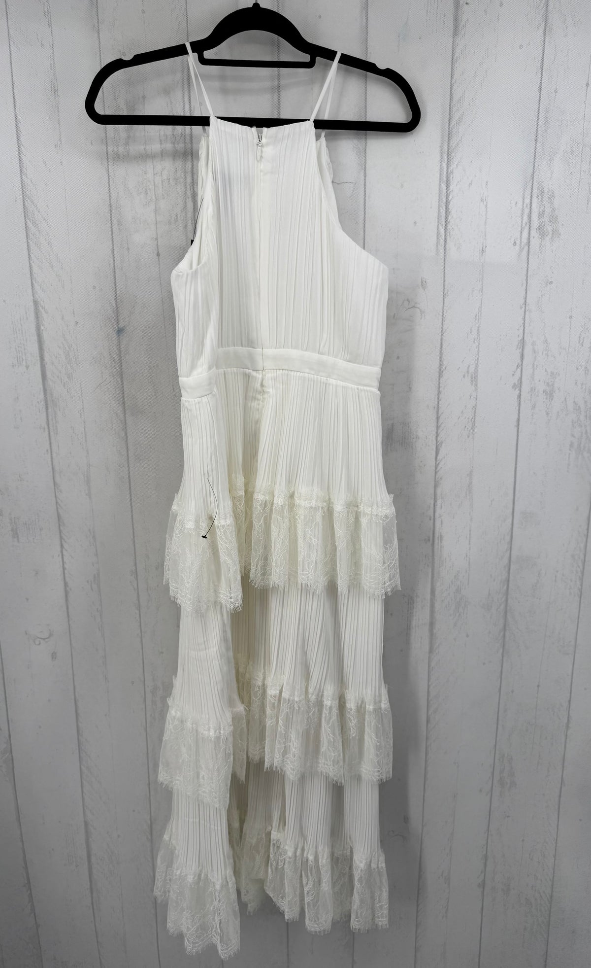 L pleated tiered slvls dress