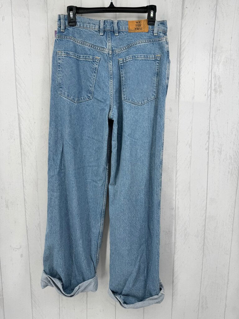 XS wide leg jeans