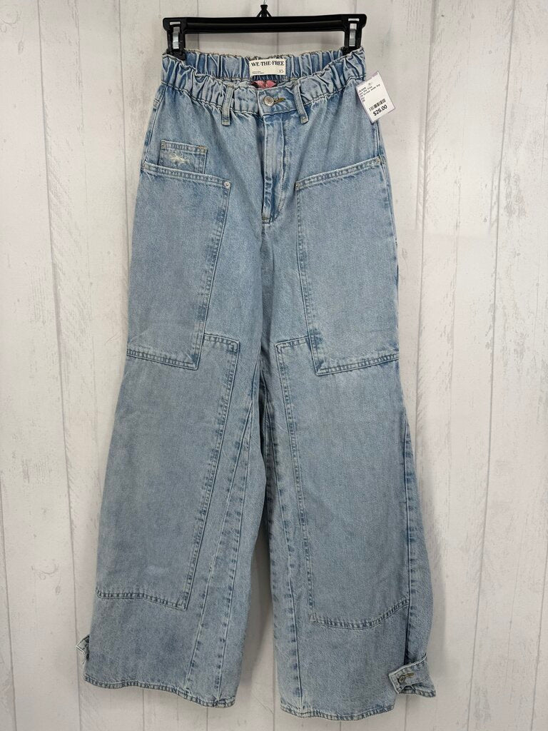 25 hi-rise wide leg jeans