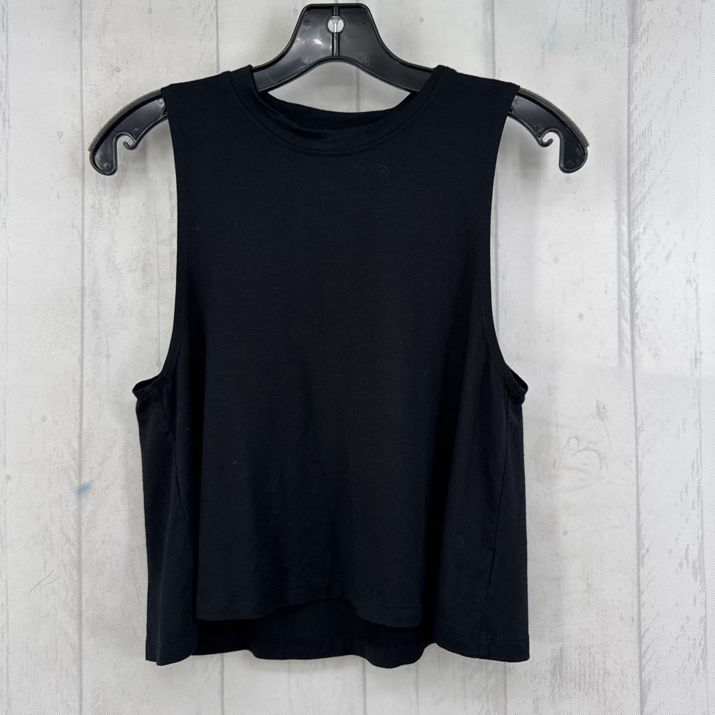 S crewneck cropped tank