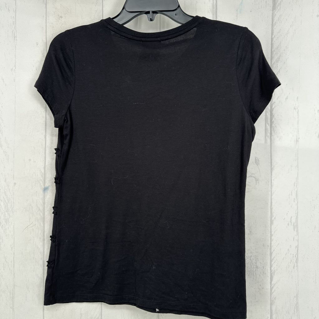 S ruffled stripe s/s tee