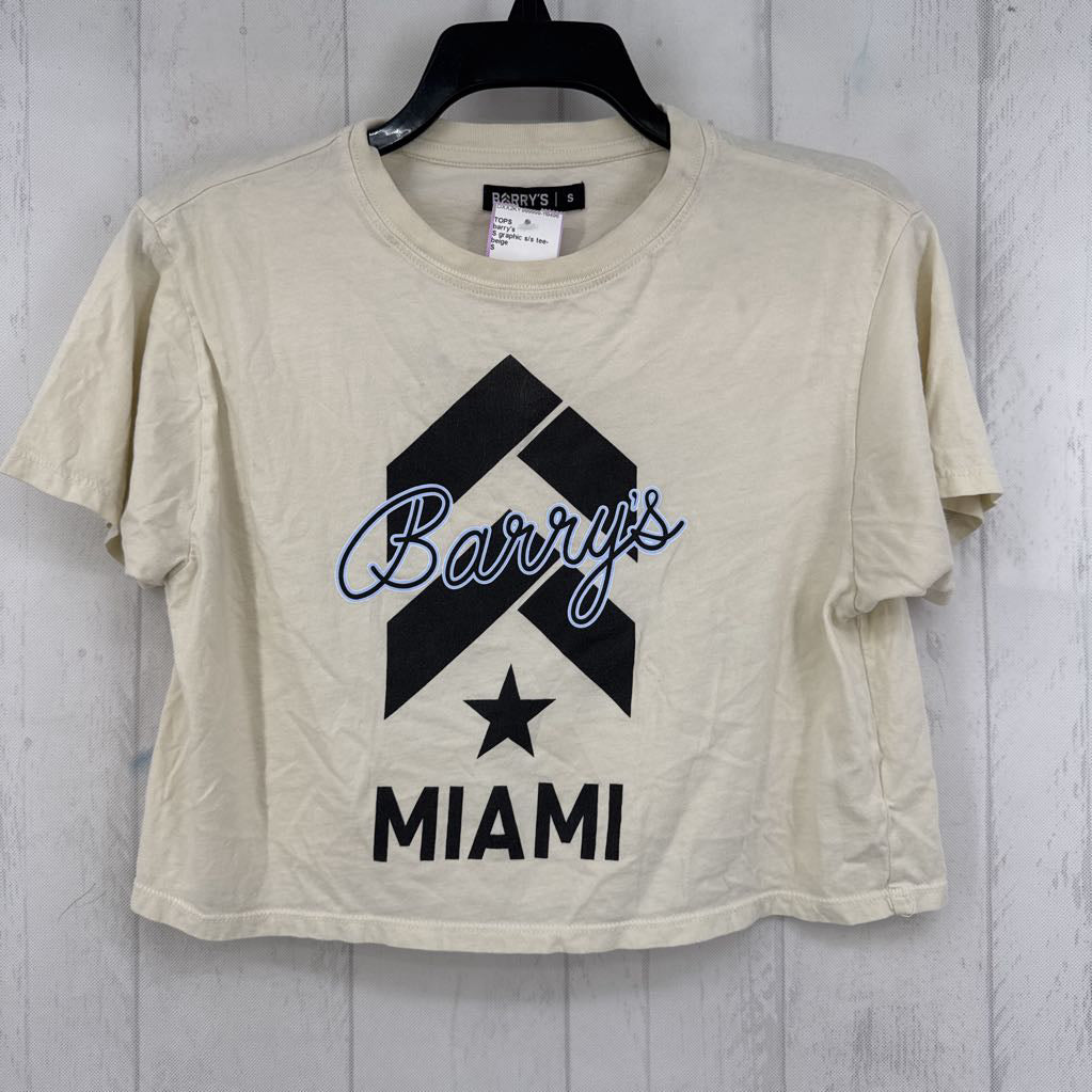S graphic s/s tee-barry's miami