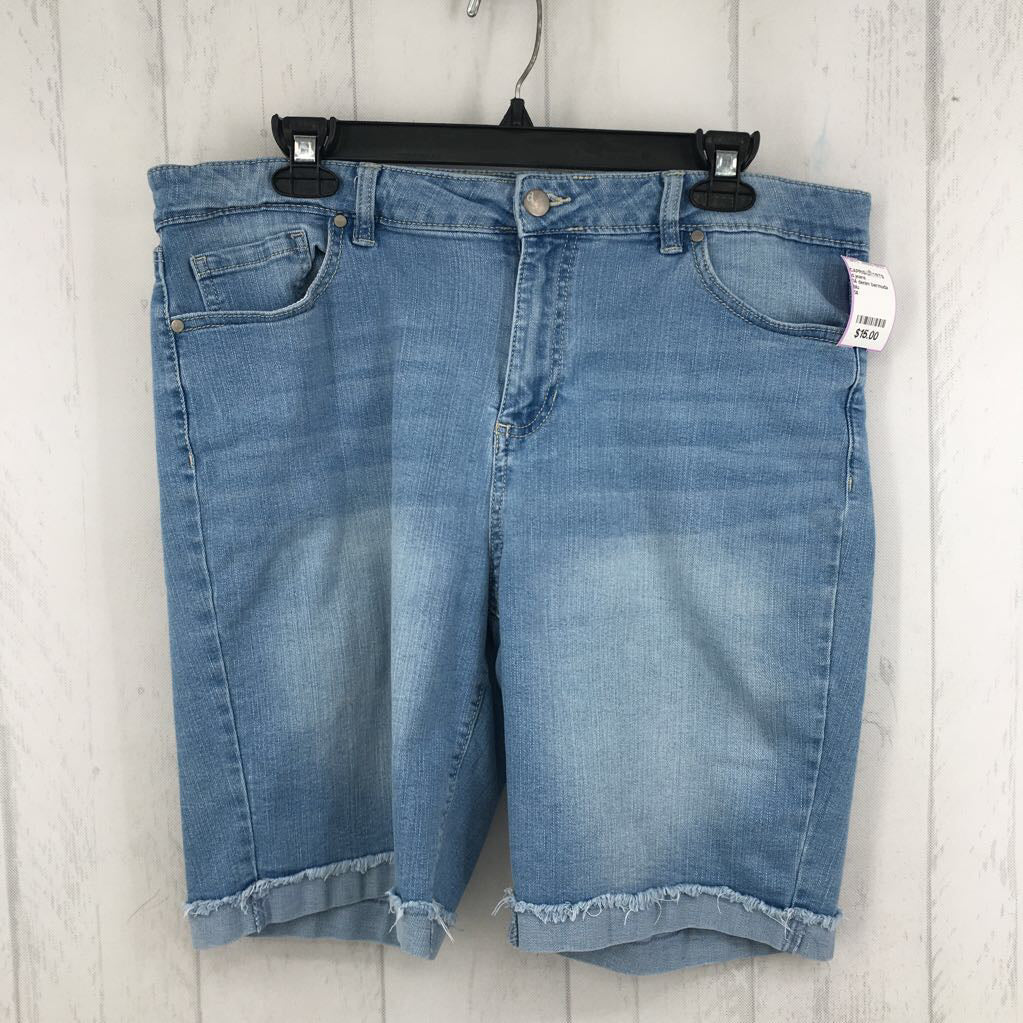 14 denim bermuda shorts