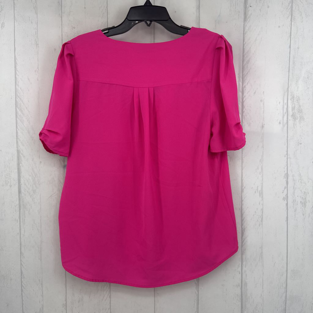 L split neck s/s top