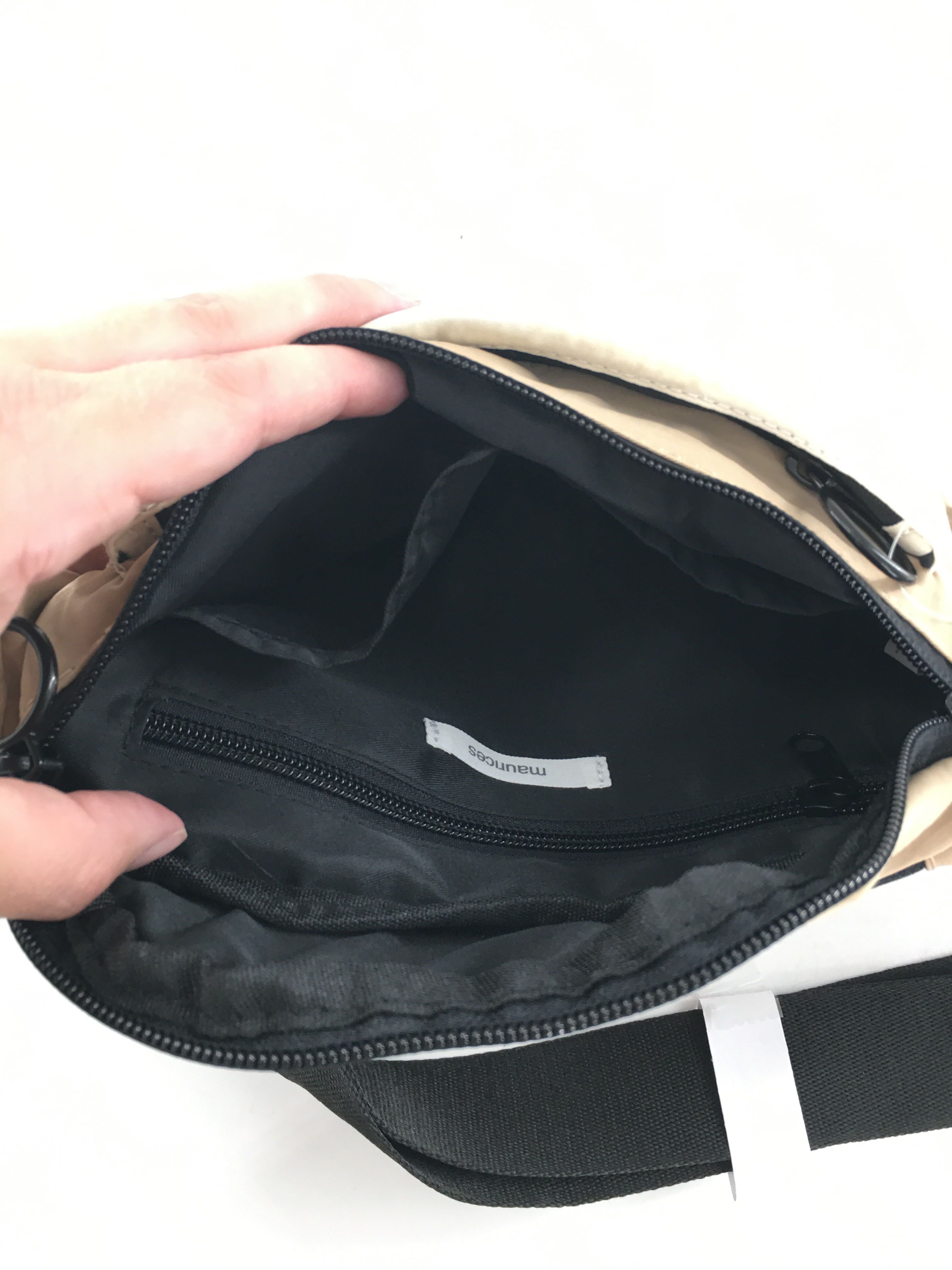 nylon colorblock beltbag
