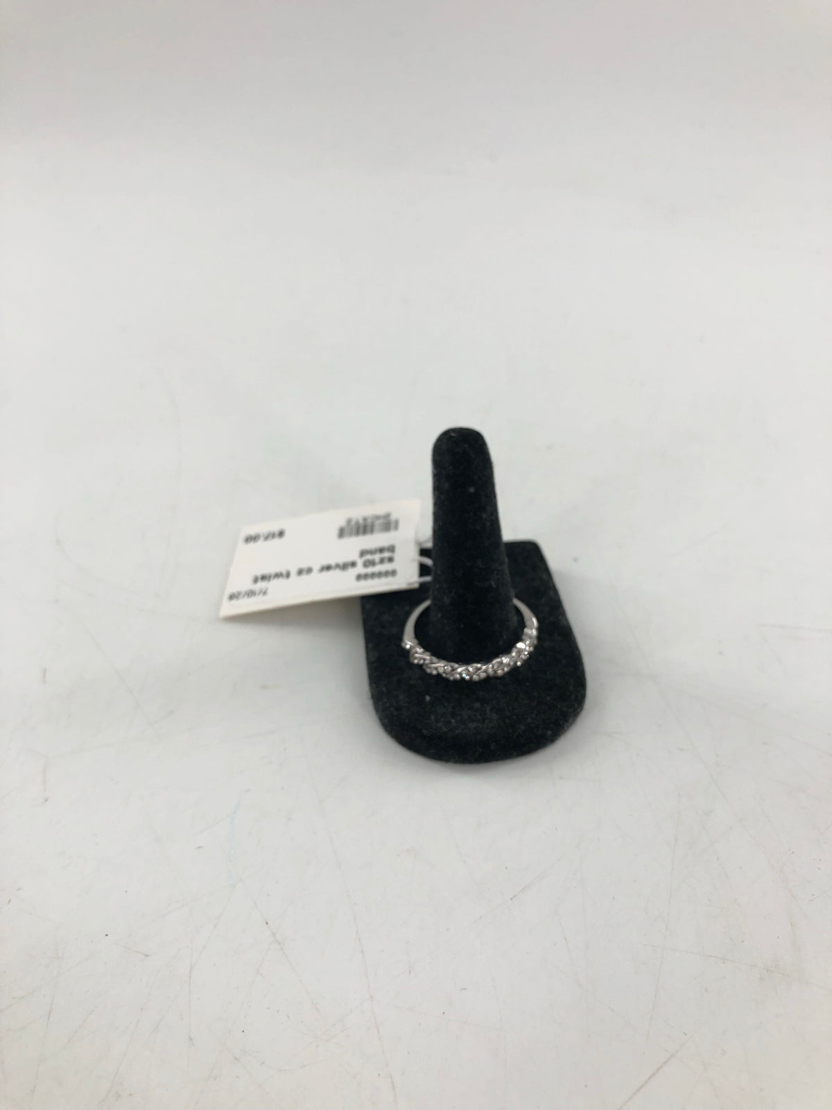 sz10 silver cz twist band