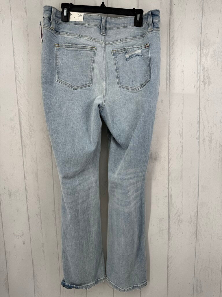 R80 14 hi-rise straight leg jean
