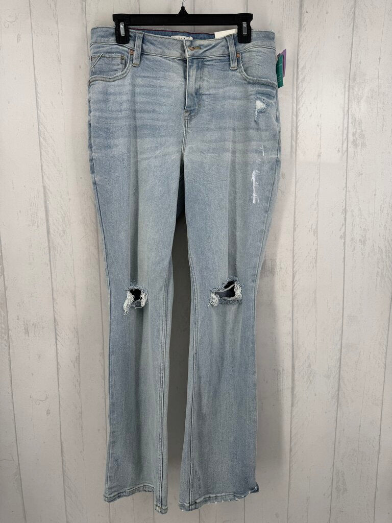 R80 14 hi-rise straight leg jean