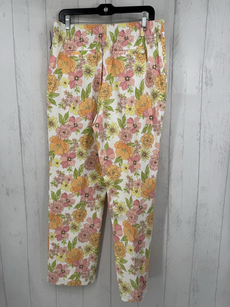 12 flo print pants