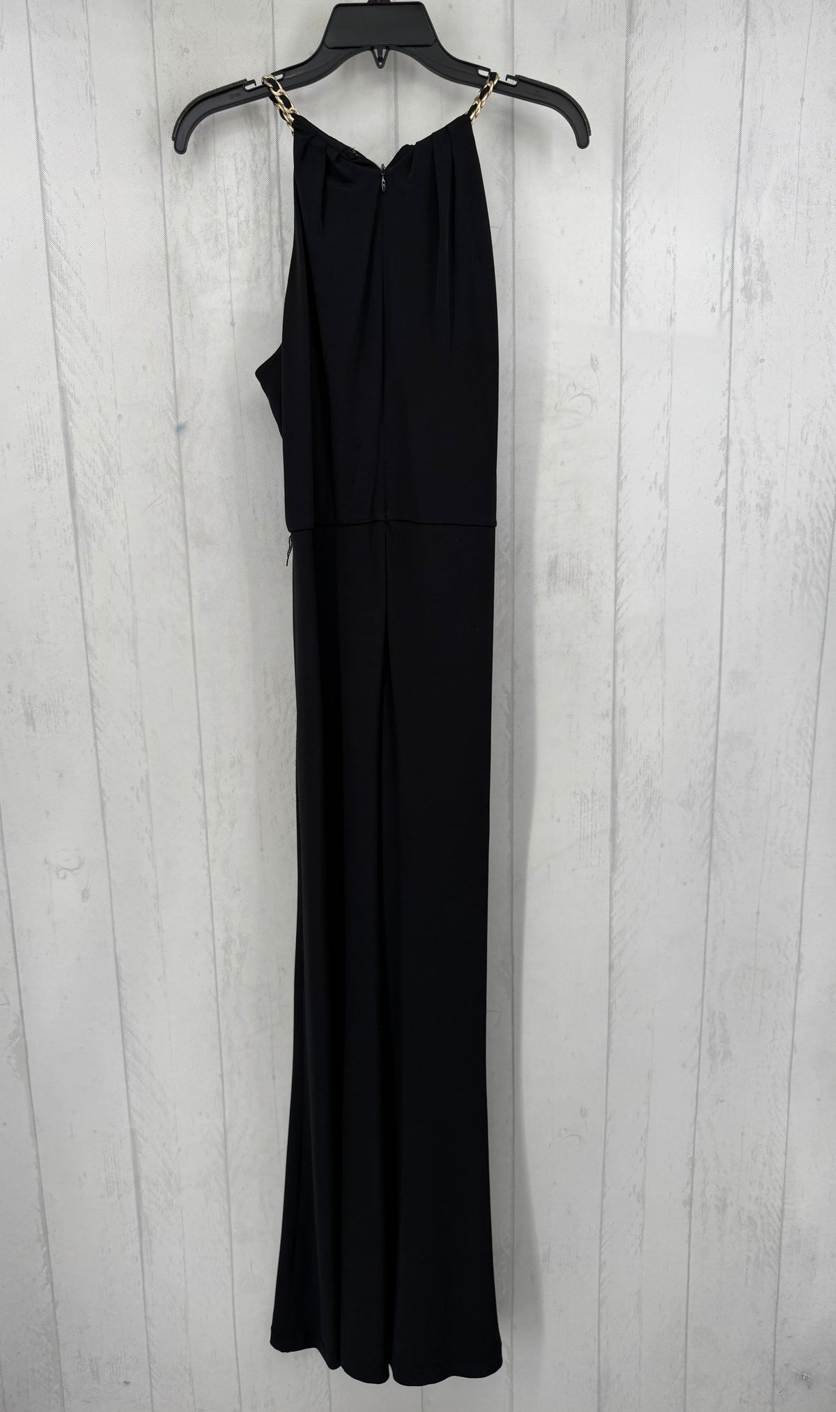 10 gold chain detail slvls jumpsuit