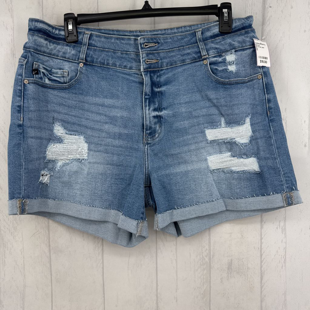 20 hi-rise jean shorts