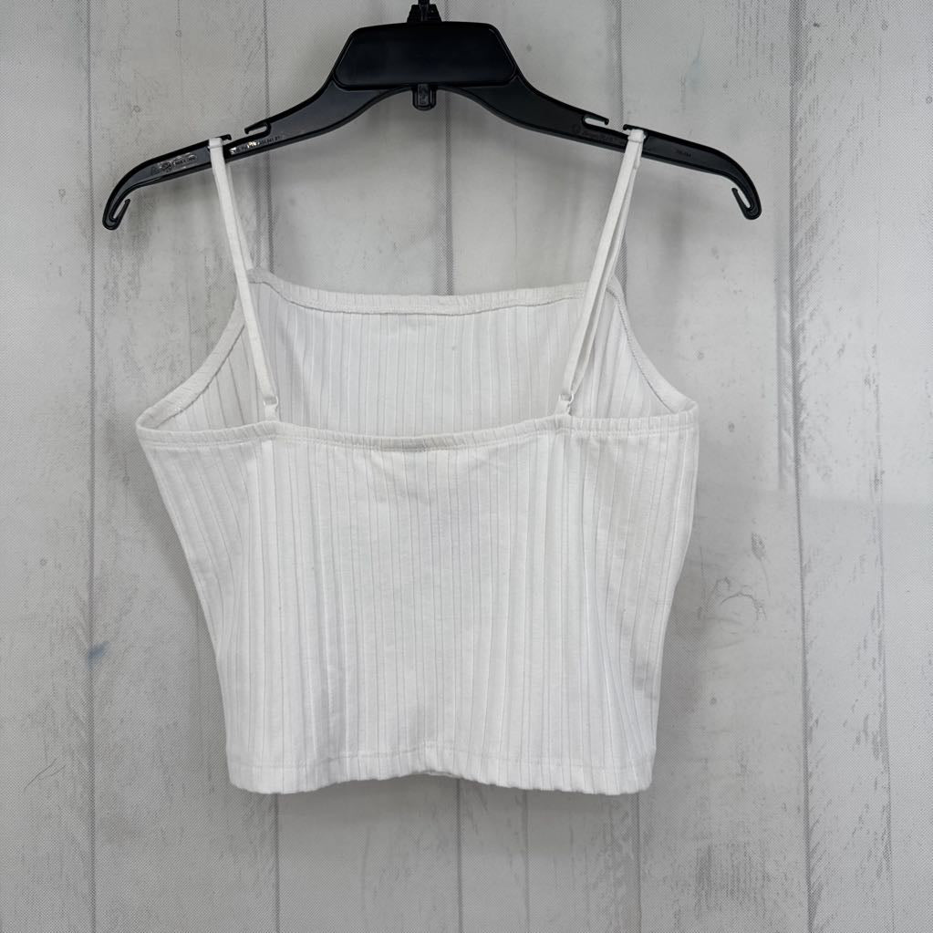 L ribbed cropped tank