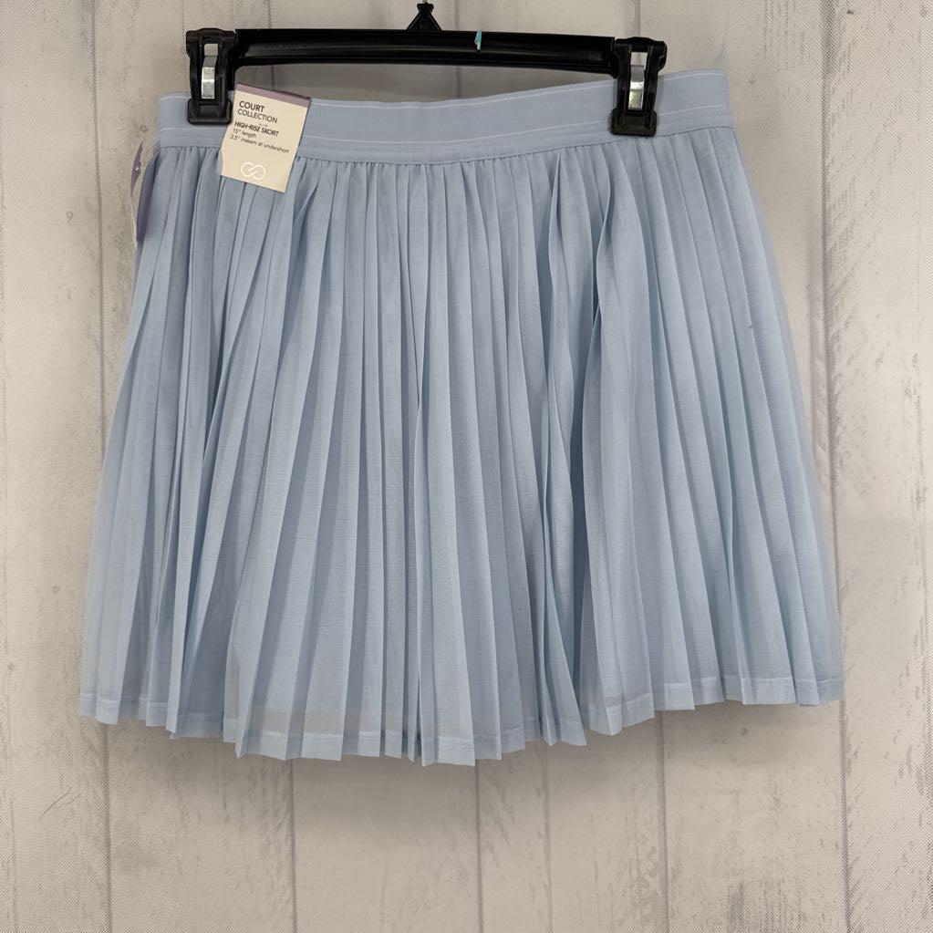 M pleated hi-rise skort