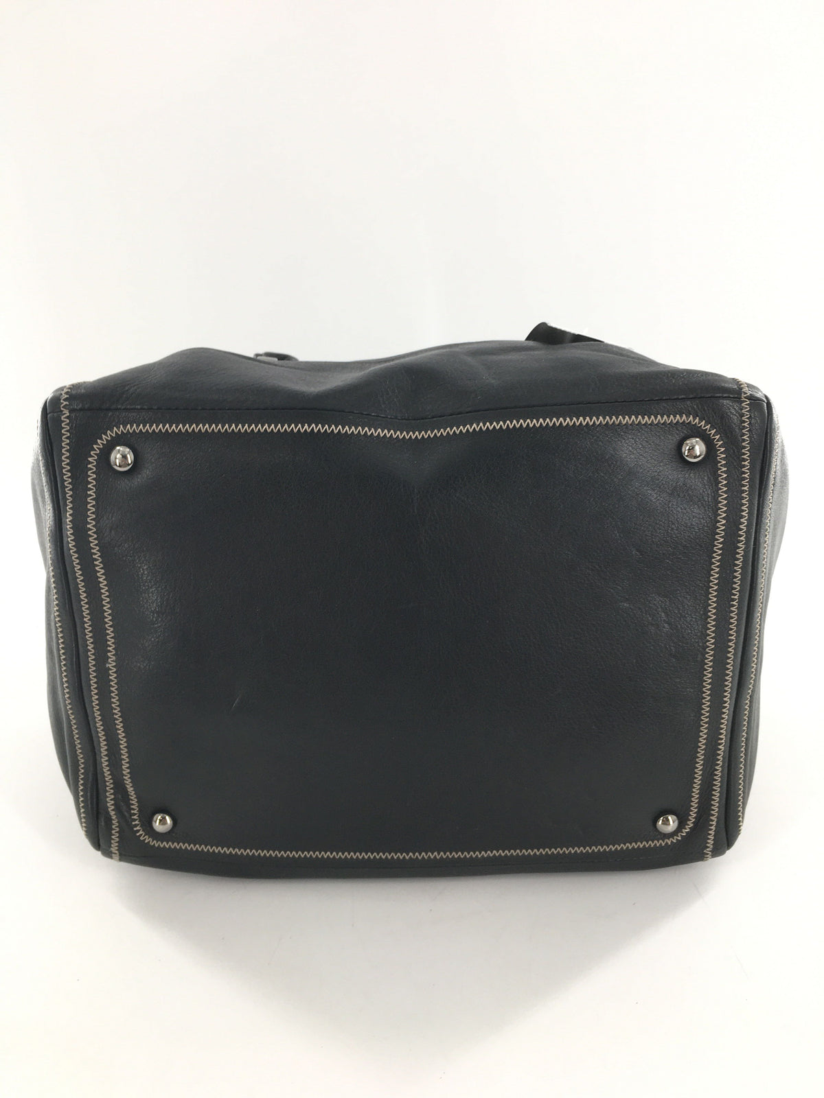 Chanel CC Bowler Leather Handbag