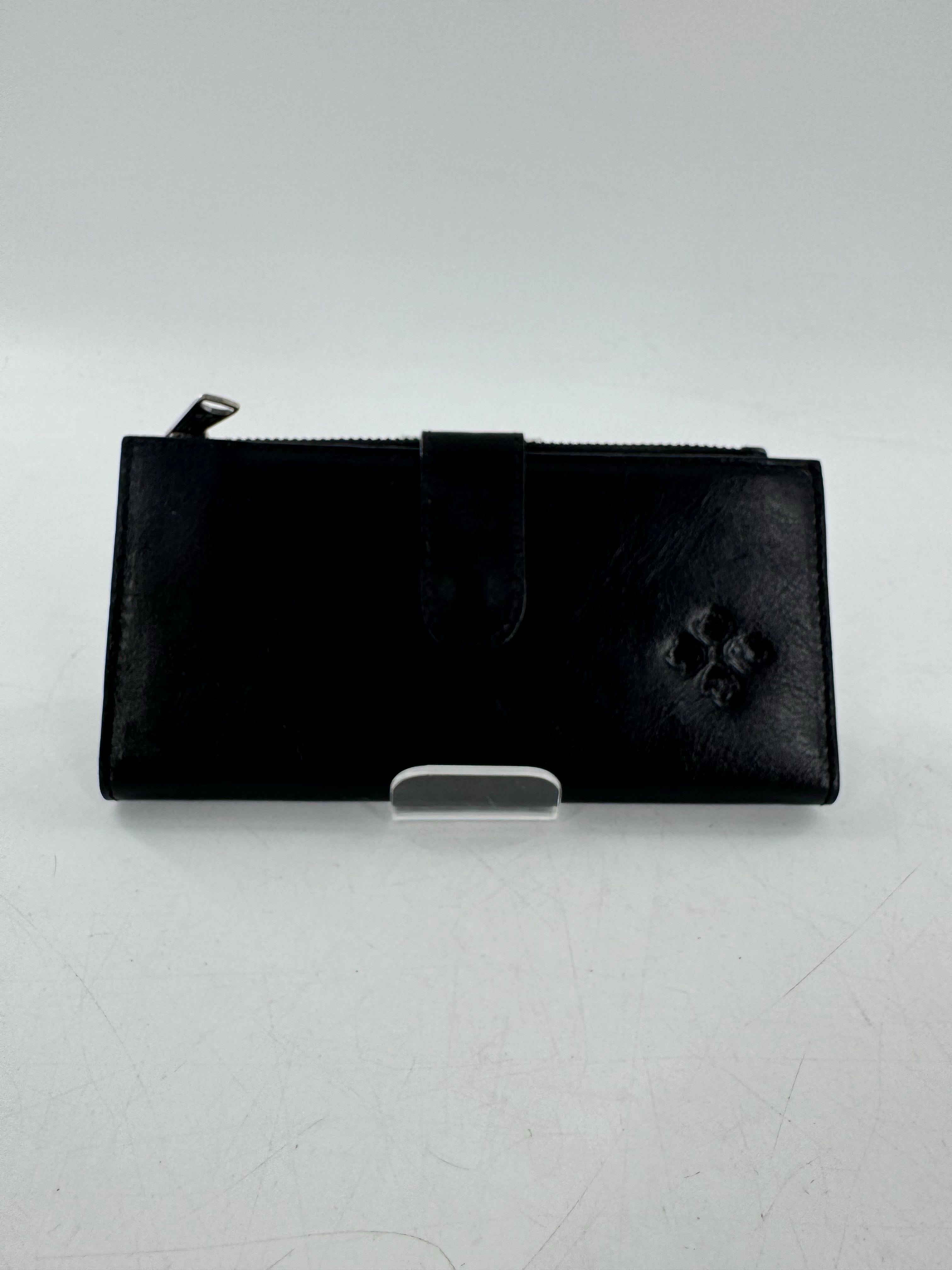 leather slim wallet