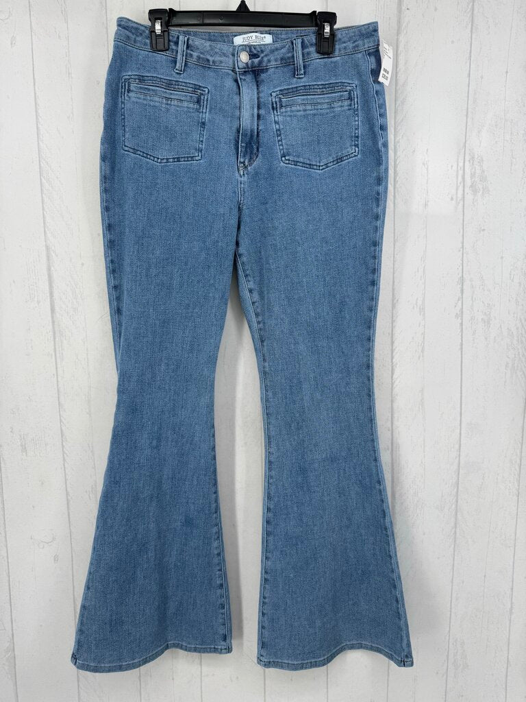 13 flare leg jeans