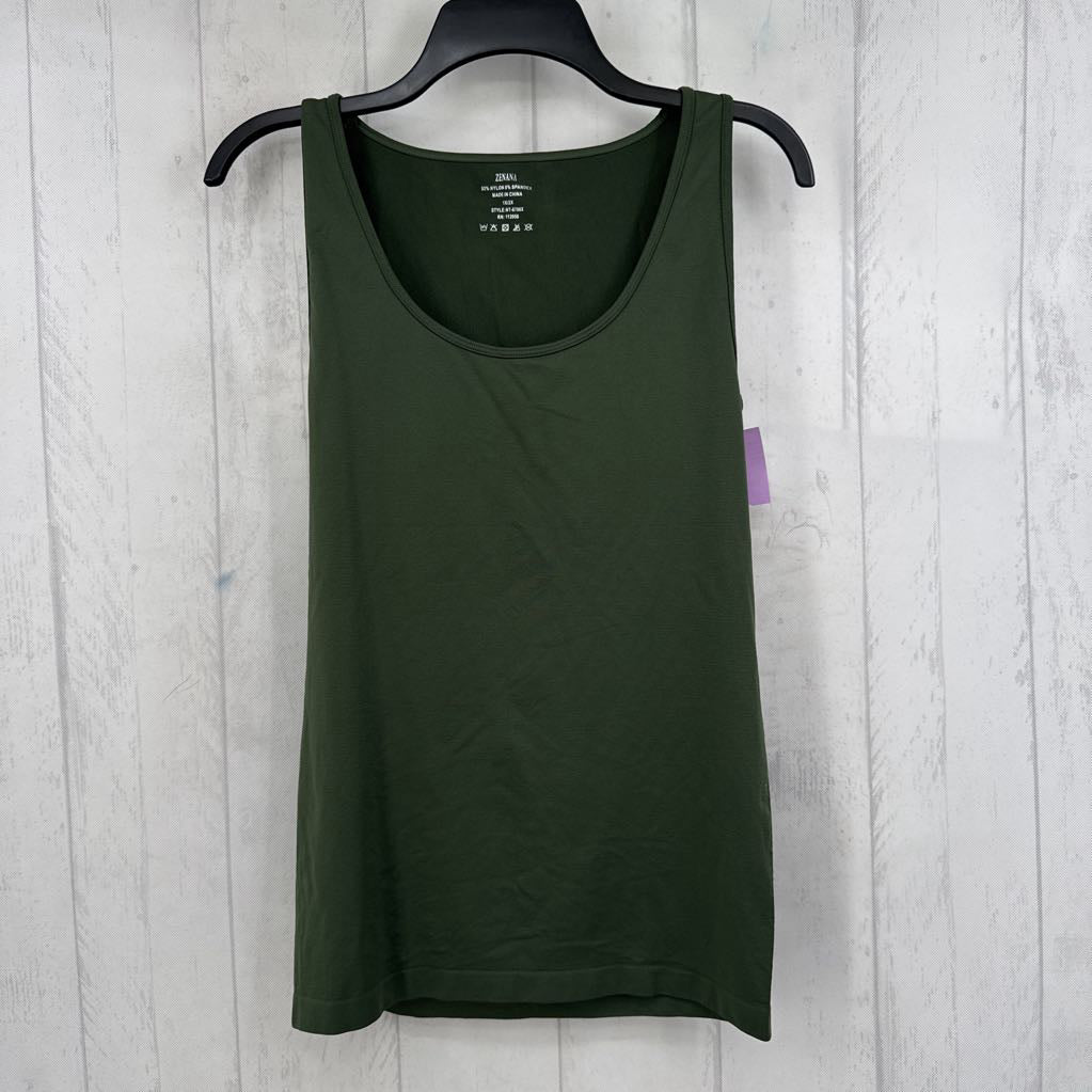 1X/2X scoop neck tank