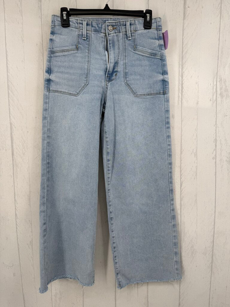 0 hi-rise wide leg jean