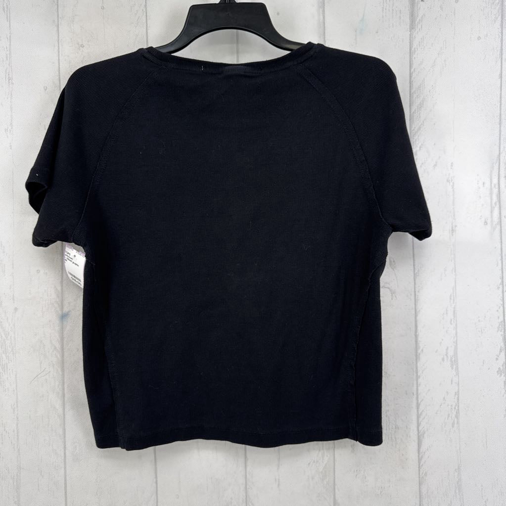 L ribbed graphic s/s tee-very fast
