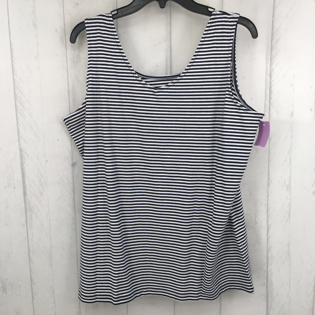 1X striped reversible tank