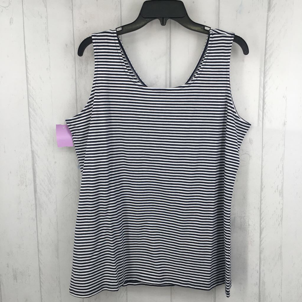1X striped reversible tank