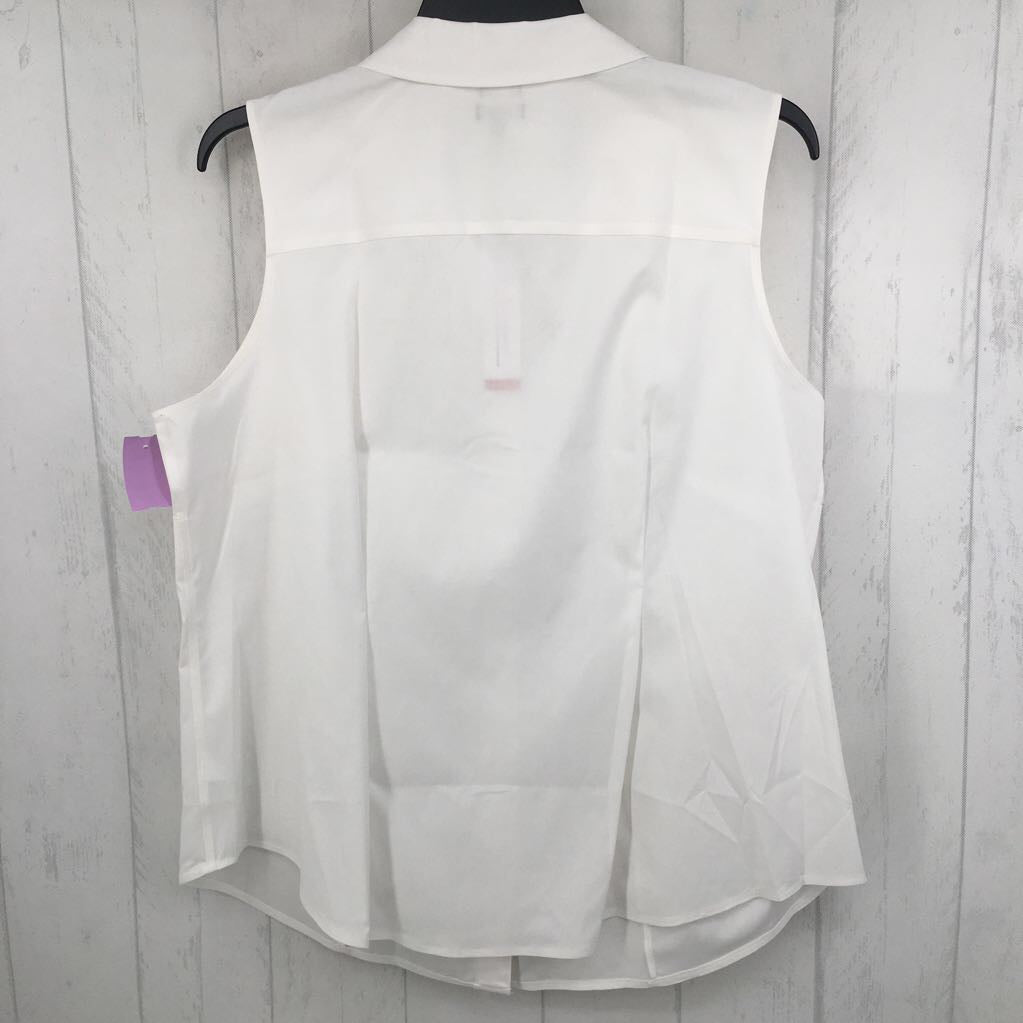 18w no-iron button down slvls top