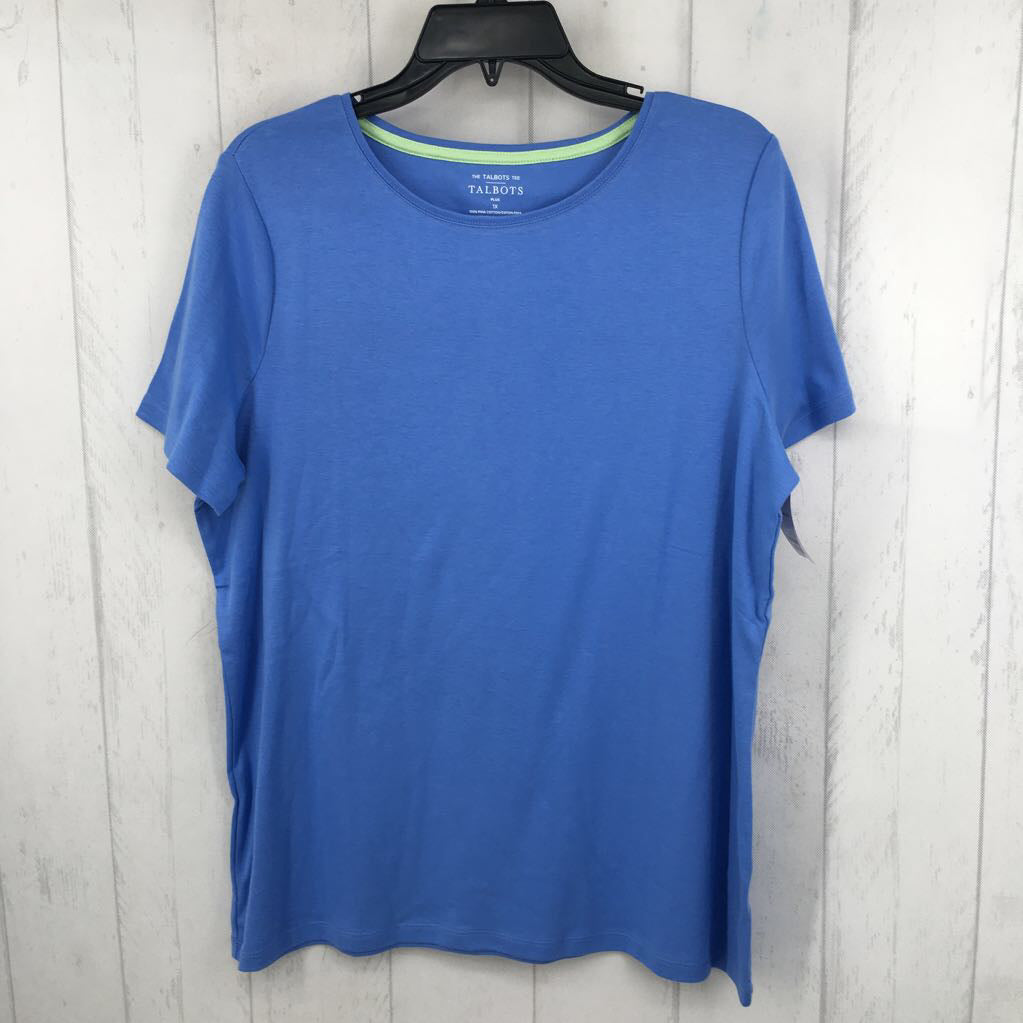 1X round neck s/s tee