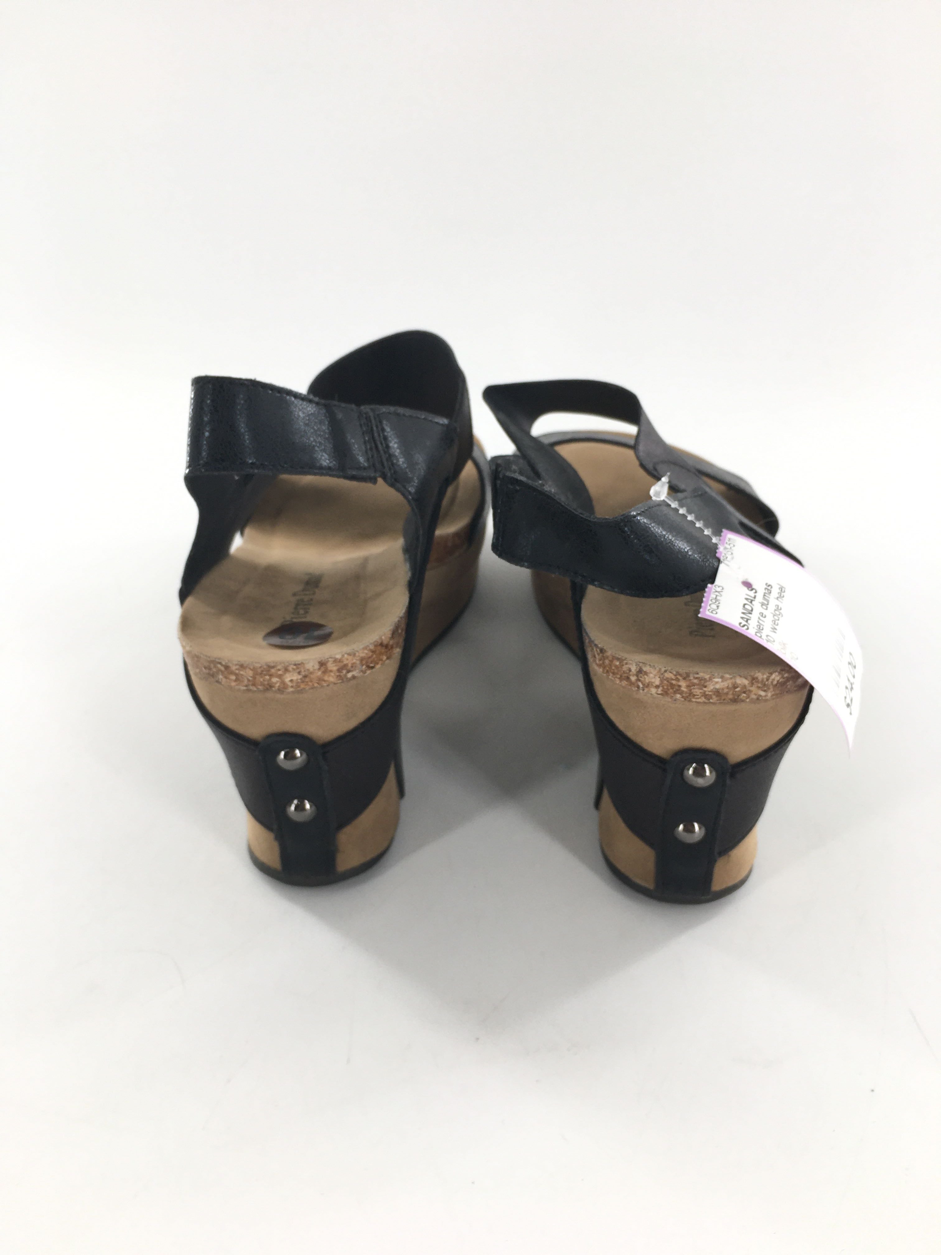 10 wedge heel elastic strap sandal