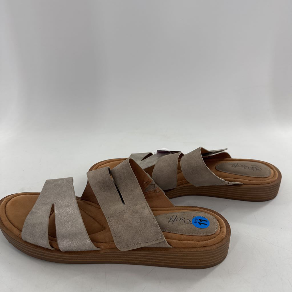 11 criss-cross straps cushioned footbed sandals