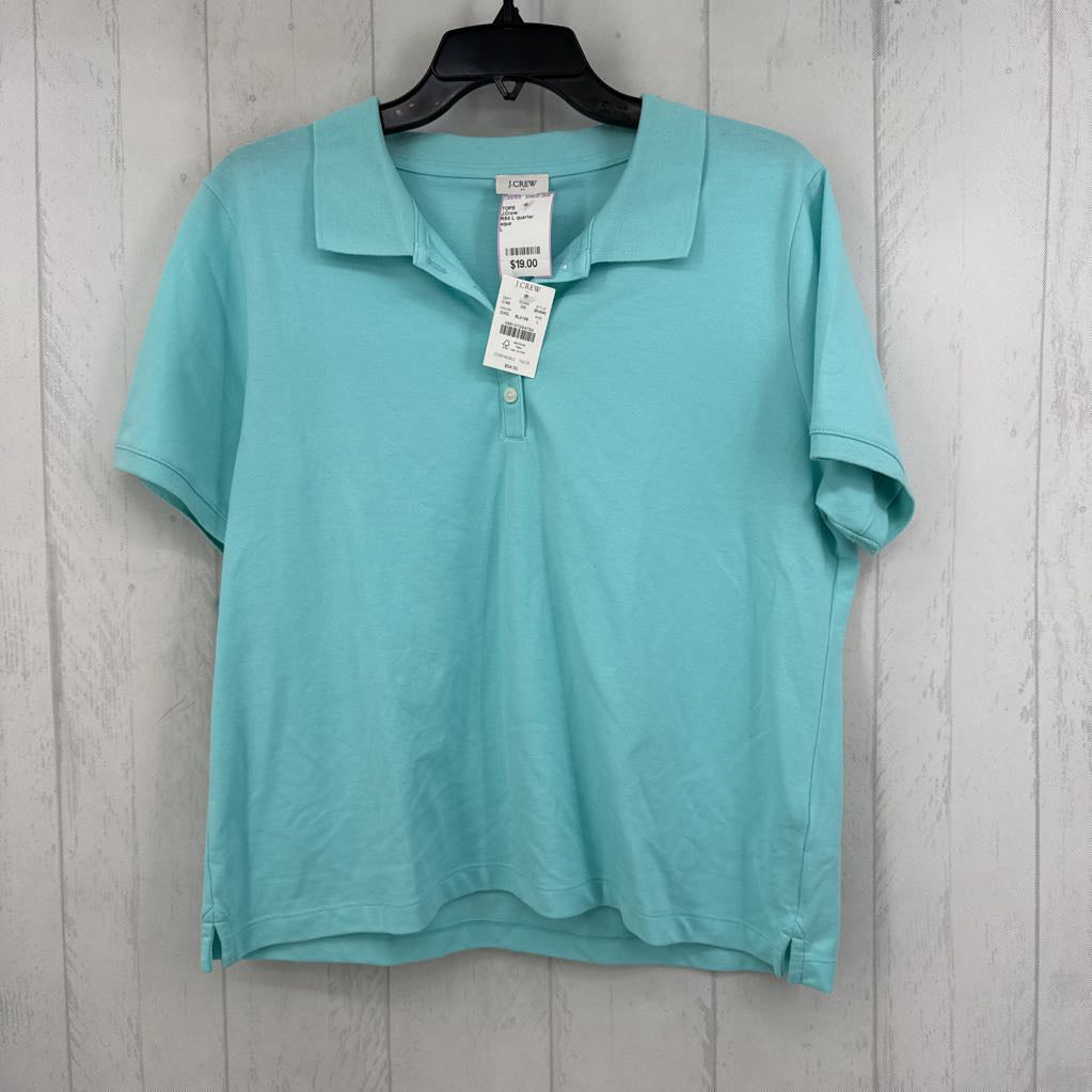 R54 L quarter button down s/s polo