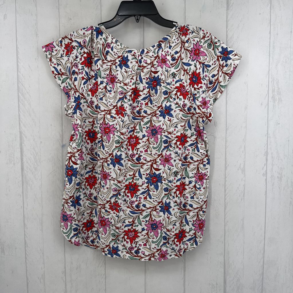 S flo print s/s tee
