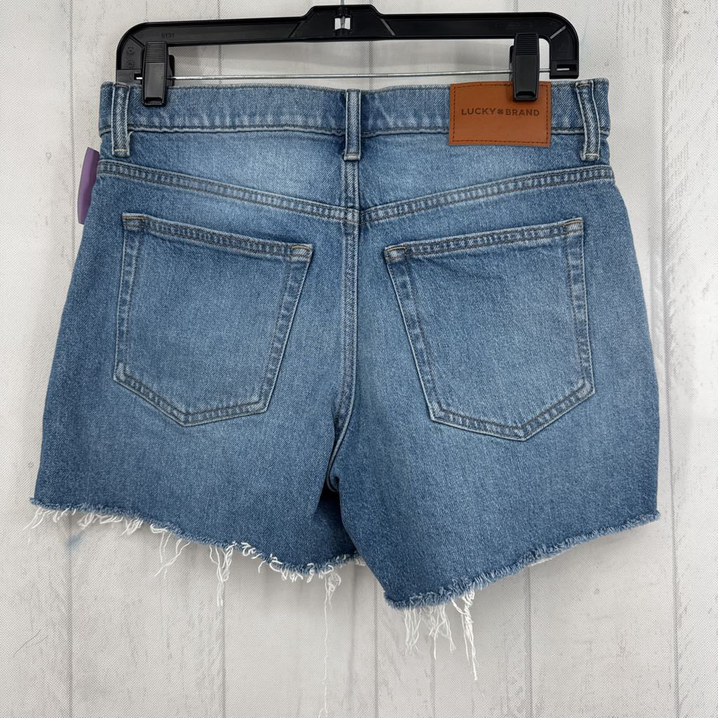 6 cutoff jean shorts