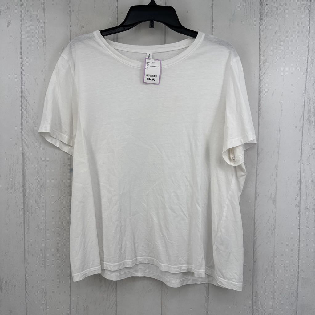 XXL round neck s/s tee
