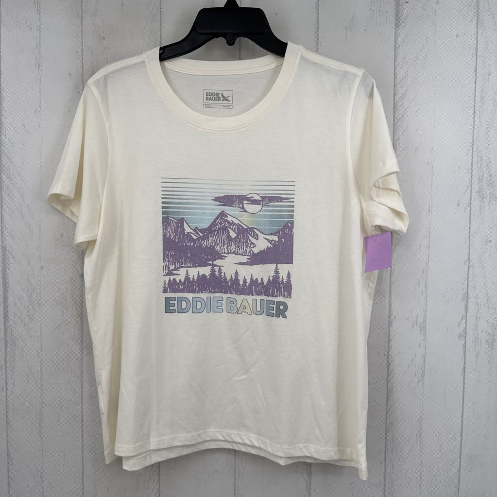 L graphic s/s tee-mountains