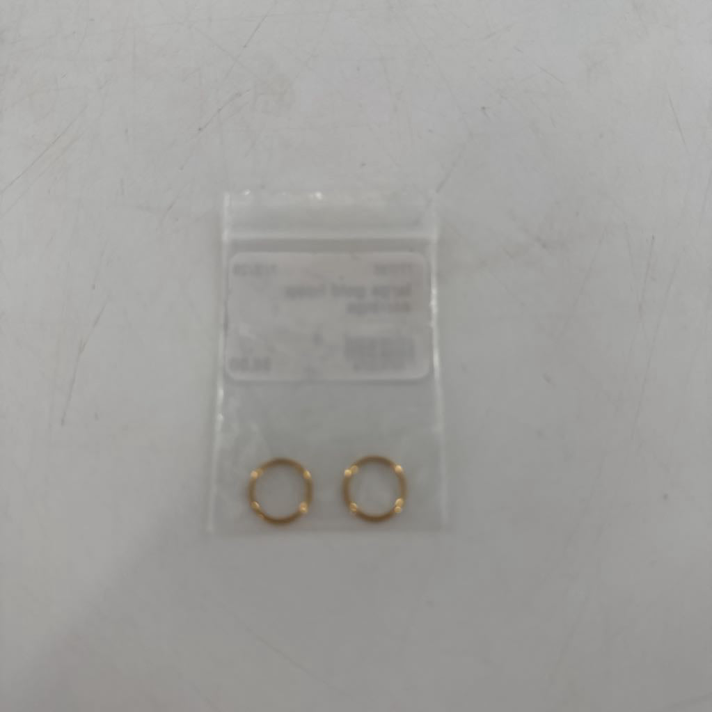 large gold hoop earrings
