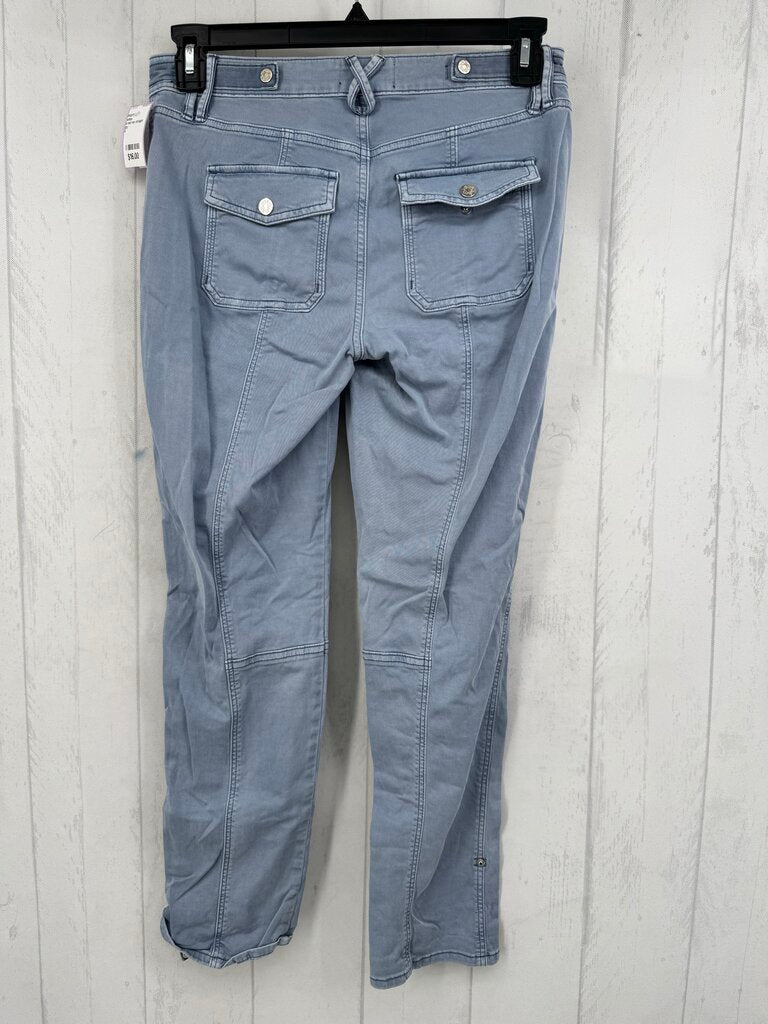 4 mid rise straight crop pant