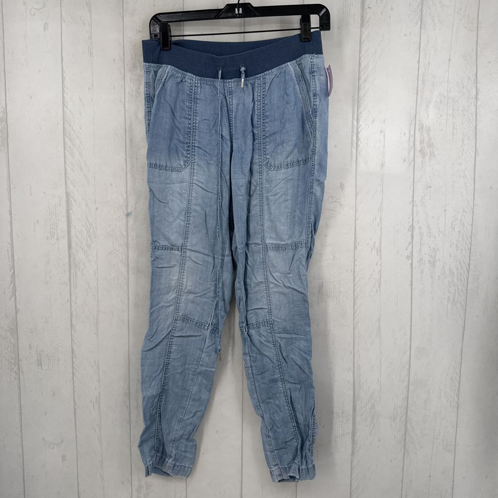 4L chambray tapered leg pant