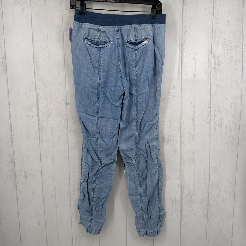 4L chambray tapered leg pant