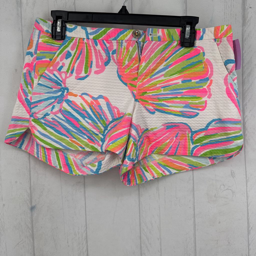 2 colorful textured shorts