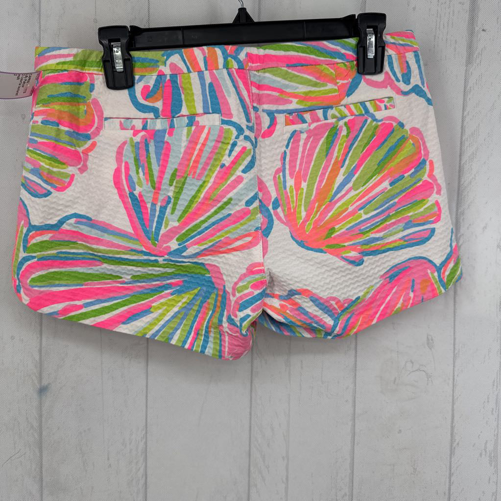 2 colorful textured shorts