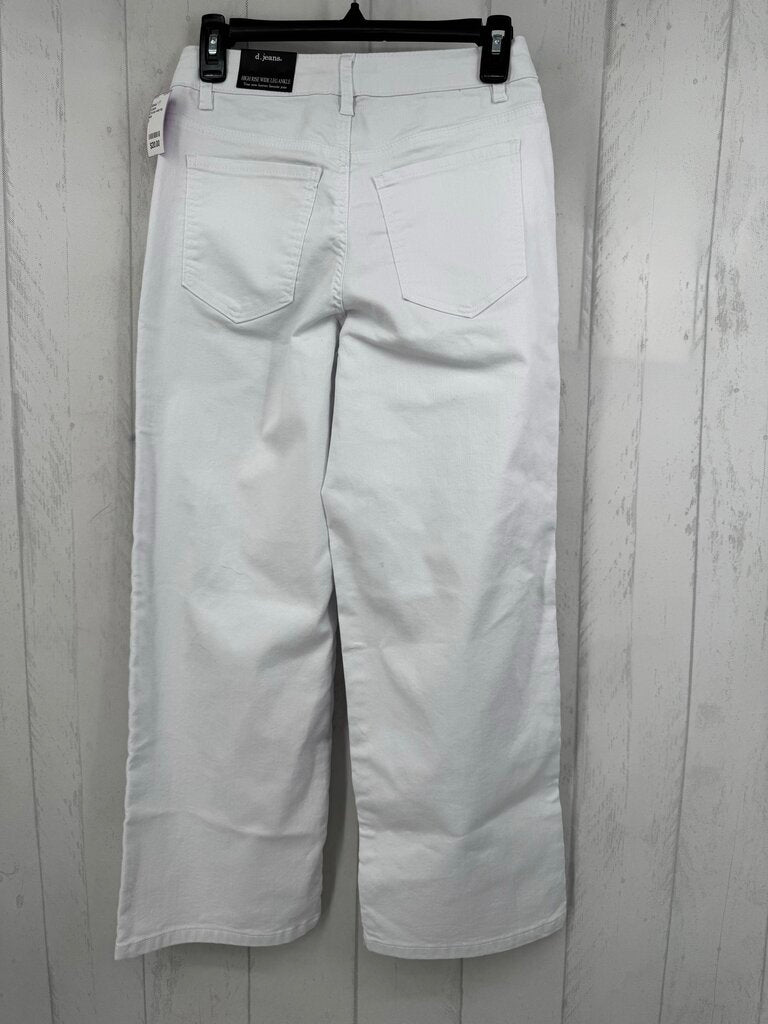 2 hi-rise wide leg jean