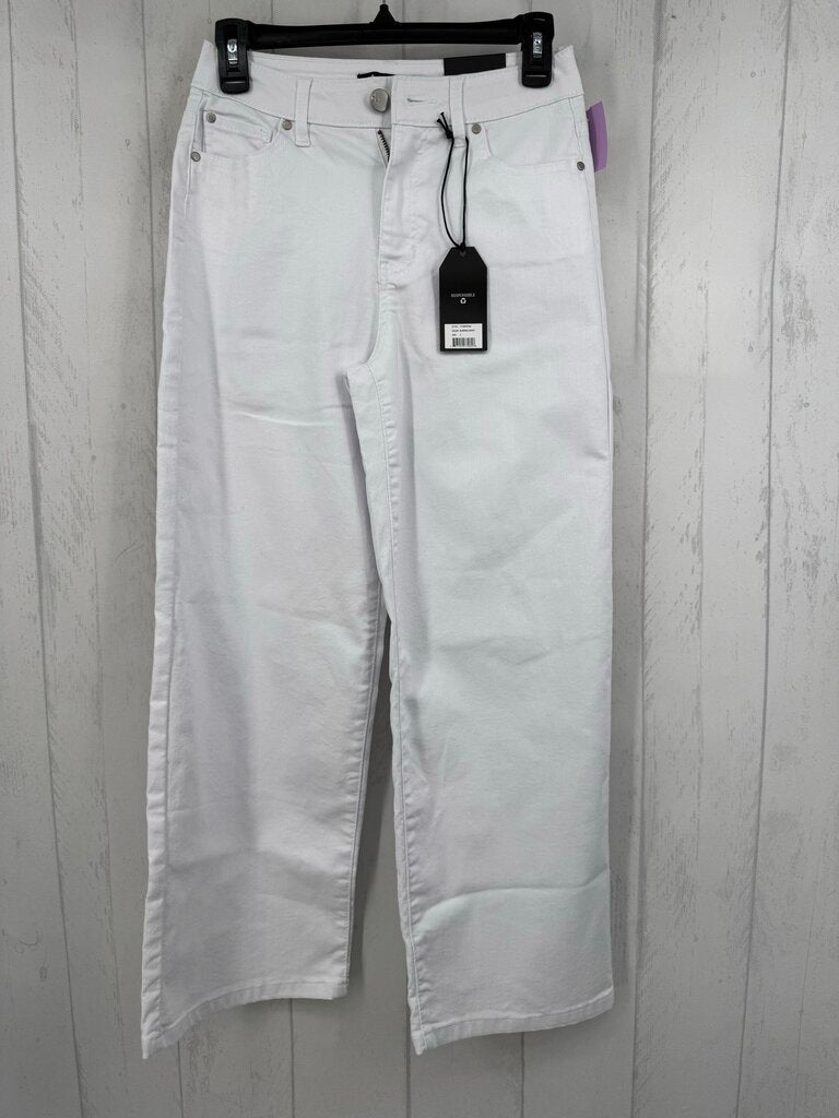 2 hi-rise wide leg jean
