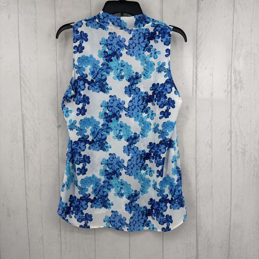 M flo print v-neck tank