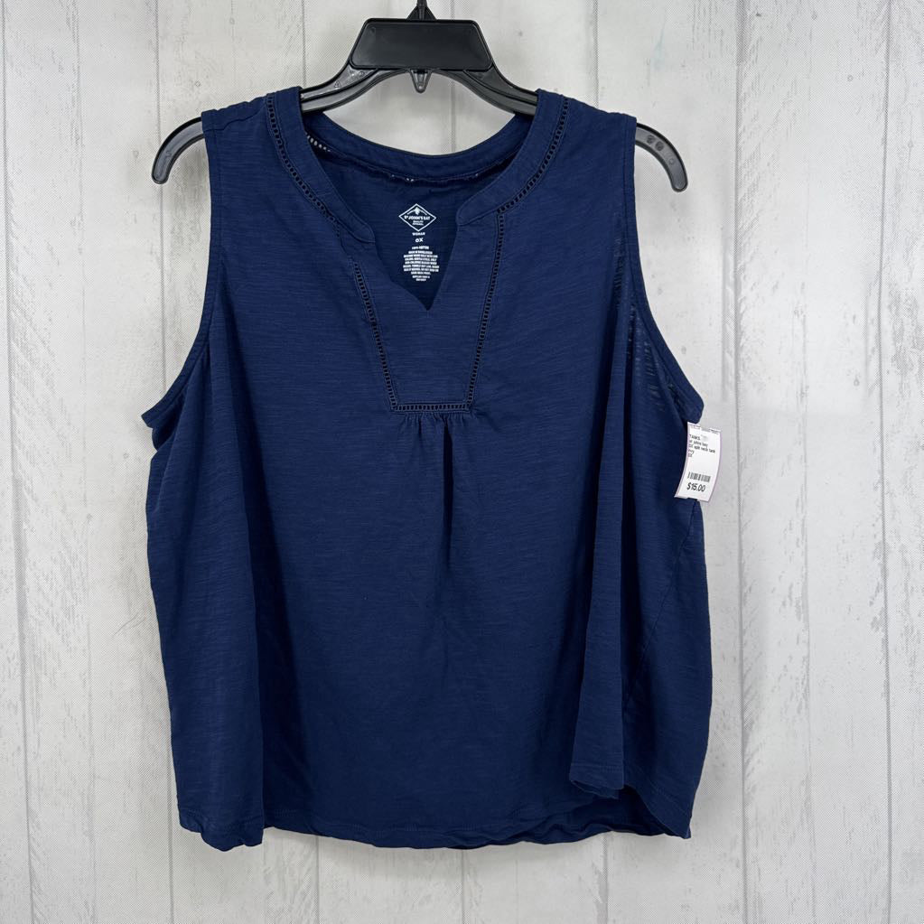0X split neck tank