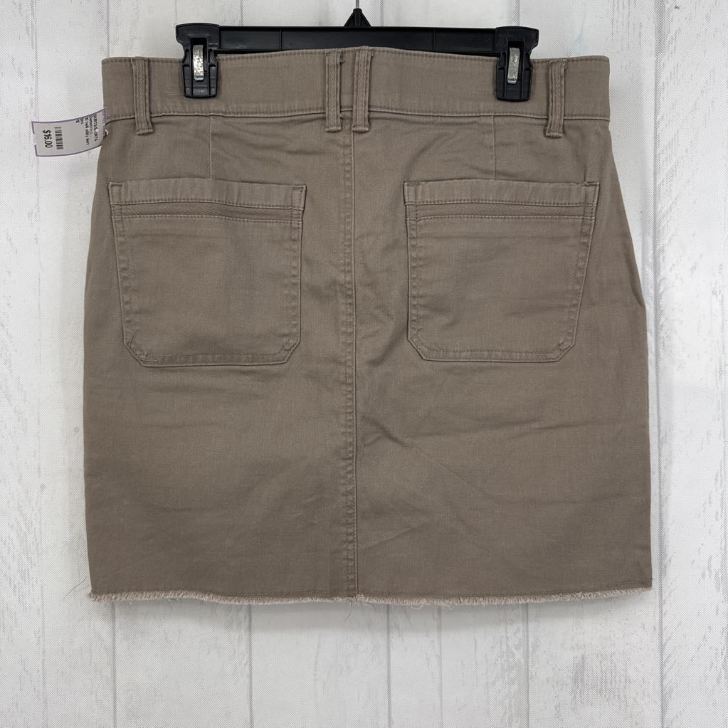 10 twill utility skirt