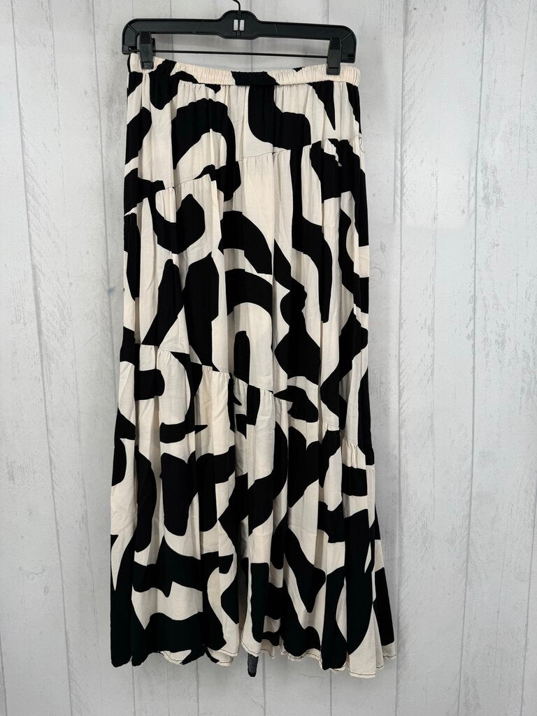 M tiered maxi skirt